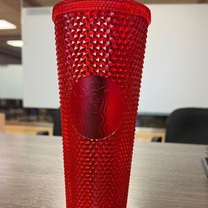 Starbucks Ruby Red Textured Tumbler 24oz